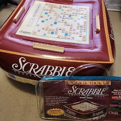 Inflatable Scrabble Game Board Game Vintage 2001 Kidz Kraze RARE Complete W/ Bag • $59.95