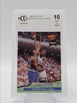 Shaquille O'neal 1992-93 Fleer Ultra Rookie Basketball Magic Rc Bccg 10 Q0028 • $1.25
