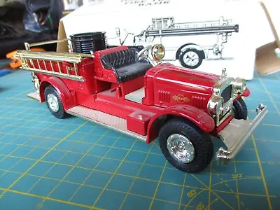 Vtg ERTL 1926 Seagrave Red Fire Engine Die Cast Truck Bank US Made In Box • $25