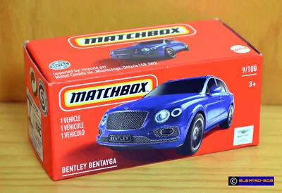 Matchbox Bentley Bentayga [Blue] 2021 - New/Boxed/VHTF [E-808] • $10.95