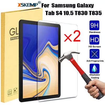 2Pcs For Samsung Galaxy Tab 3 Tab 4 S4 S6 Tempered Glass Tablet Screen Protector • $17.58