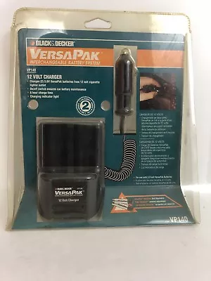 Genuine Black & Decker VP140 VersaPak 12 Volt Car Charger (NEW) • $19.99