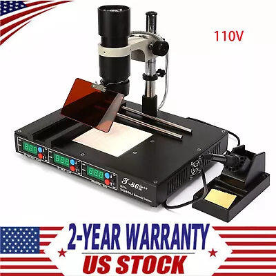 T862++ Bga Smt Smd Infrared Rework Station Solding Station Irda Welder Xbox 110v • $198