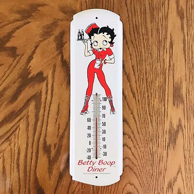 £31.13 • Buy Vintage Betty Boop Diner Drive-In Restaurant Waitress Metal Wall Thermometer