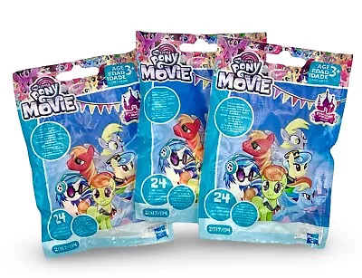 3 SEALED My Little Pony The Movie & Friendship Magic Blind Bag Lot  2017 NEW! • $24.50