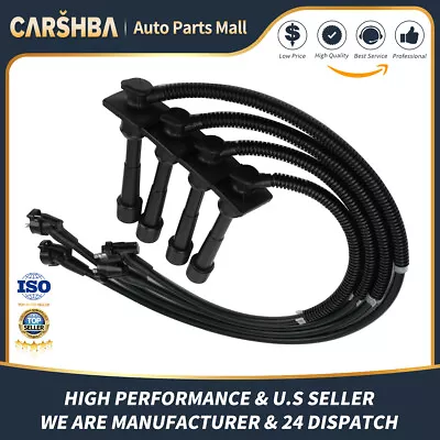 Spark Plug Wires 8mm For 1993-1997 Toyota Corolla 1994-1997 Celica L4 1.6L 1.8L • $25.48