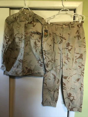 $110 • Buy Bulgarian Desert Combat Uniform Camouflage Set Camo Cammo DPM Air Force 2004