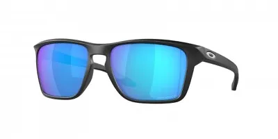 New In Box Oakley SYLAS Matte Black Prizm Sapphire Iridium Polarized Sunglasses • $123.99