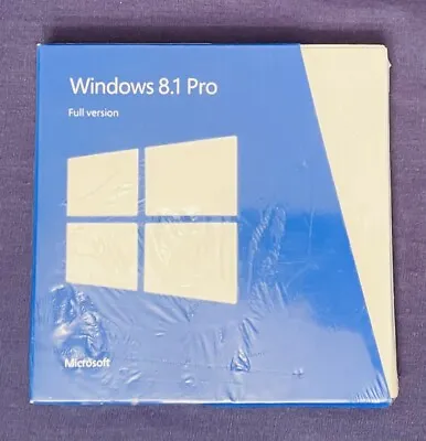 New Sealed Microsoft Windows 8.1 Pro Full 32-bit 64-bit FQC-06913 English DVD • $195.99