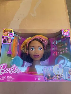 Barbie Totally Hair Styling Doll Head & 20+ Accessories Colour Change & Reveal  • £22