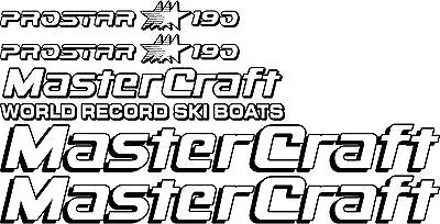 2 Color MasterCraft Prostar 190 Full Set #1 • $89.95