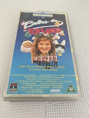 Babes In Toyland VHS Drew Barrymore Keanu Reeves Hollywood Children’s Collection • £7.99