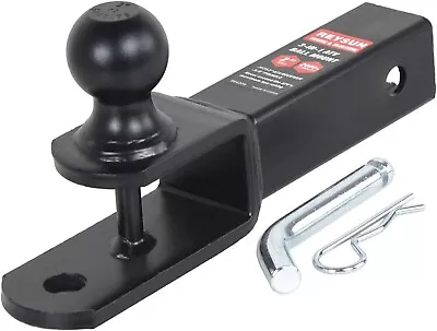 REYSUN 864209 3 In 1 ATV/UTV Trailer Hitch Towing Ball Mount With 2 Inch Trailer • $27.54