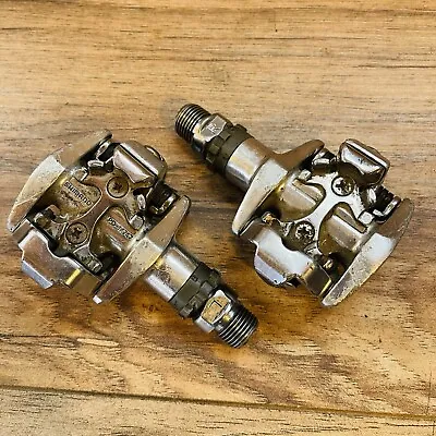 Shimano PD-M747 Clipless Mountain Bike Pedals No Cleats • $44.99