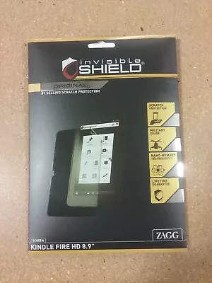 ZAGG InvisibleShield Screen Protection For Amazon Kindle Fire HD 8.9 • $11.28