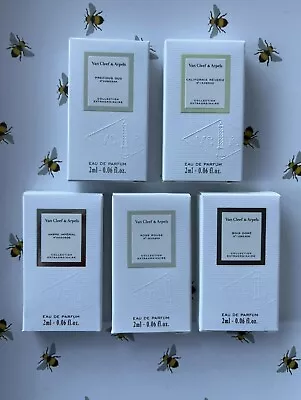 £17.50 • Buy Van Cleef & Arpels Set Of 5 Mixed Ladies 2ml Eau De Parfum Mini Boxed Sprays