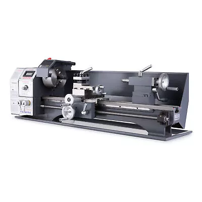 CRENEX 1100W Mini Metal Lathe 22x60cm Digital Drilling Machine Wood Tool • £950.03