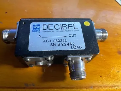 DECIBEL Products ACJ-2802J2 937.1500MHz RF Isolator • $85