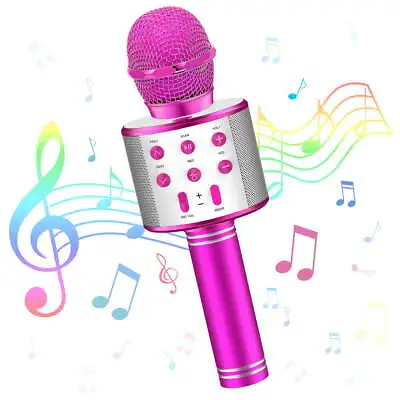 Wireless Bluetooth Handheld Karaoke Microphone Speaker KTV Player Kids Mic Party • $9.99
