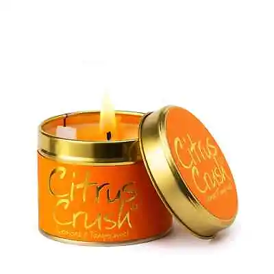 Brand New Lily Flame Tin Candle Citrus Crush-Free P&P-Gift • £10.50