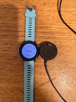 Garmin Forerunner 245 Music GPS Running Watch - Aqua Color (010-02120-A2) • $61