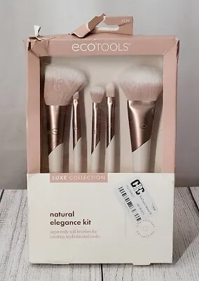 ECO TOOLS NATURAL Elegance Soft Brush Kit 5 In Set New • $11.49
