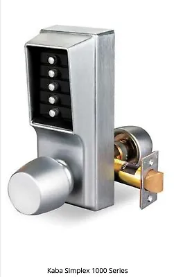 Simplex 1021B26D Kaba 1000 Series Combination Entry Cylindrical Mechanical Lock • $588.12