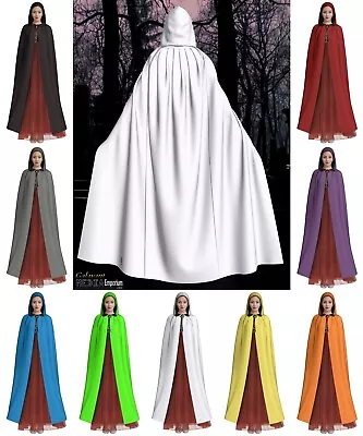 Cosplay Hooded Cloak Cape Ghost Witch Magician Wizard Elf Superhero Monk Costume • $47.49