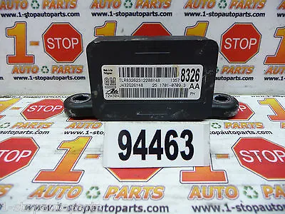 11 12 13 14 15 2011-2015 Chevrolet Cruze Yaw Rate Sensor 13578326 Oem • $14.99