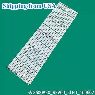 Set Of Vizio E60-E3 D60-D3 LED Backlight Strips LG 60inch SVG600A30 SVG600A25 • $23.94