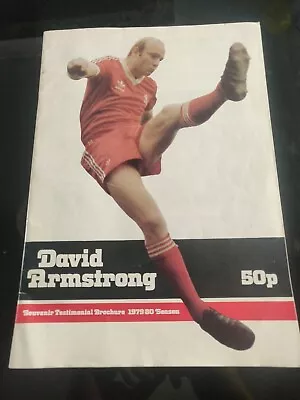 Middlesbrough David Armstrong Testimonial Brochure Programme. 1979-80 Season. • £0.99