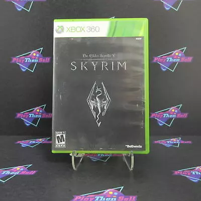 The Elder Scrolls V Skyrim Xbox 360 + Map - Complete CIB • $19.95