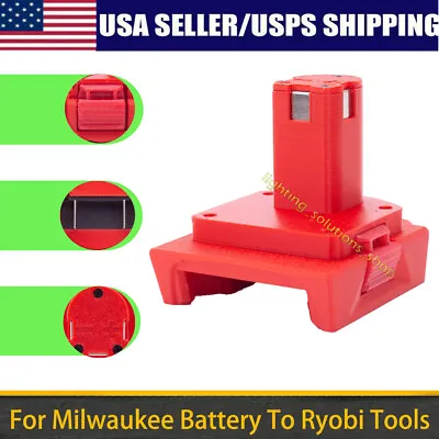 Adapter For Milwaukee 18V 20V Li-Ion Battery To For Ryobi 18V Cordless Tools • $14.95