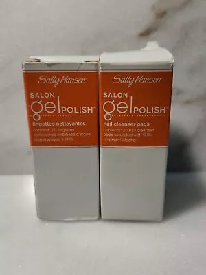 2 Box- Sally Hansen Gel Polish Nail Cleanser Pads Free SHIPPING • $9