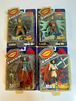 Lot Of 4 Rare 2002 Diamond Select G Force Battle Of The Planets Action Figures • $554.53