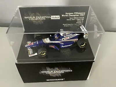 Minichamps World Champions Collection Jacques Villeneuve 1997 Williams Renault • £85