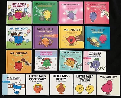 Mr Men Little Miss Adam/Roger HARGREAVES Added Sparkle Lot 9 HB + 8 PB • $37.99