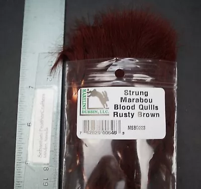 Hareline Blood Quill Marabou ~1/4 Oz Packs 36 Colors To Choose From • $4.99