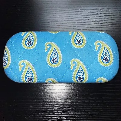 Vera Bradley BERMUDA BLUE HARD EYEGLASS CASE Clamshell Retired • $19.99