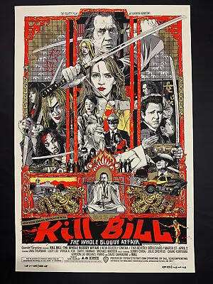 Tyler Stout Kill Bill Signed Regular Edition Screen Print Mondo Poster • $1600