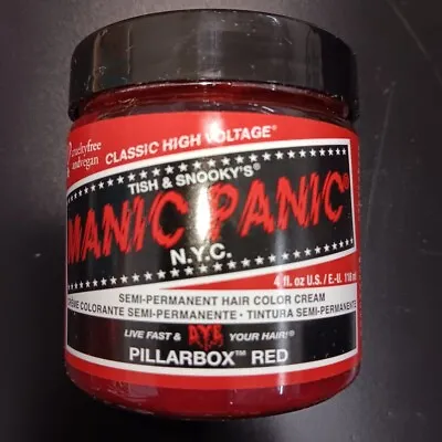 Manic Panic Hair Dye Semi-Permanent Hair Color 4oz ( Pillarbox Red )!!! • $11.51