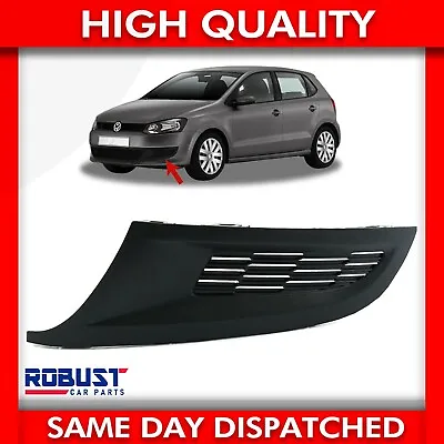 For Vw Polo 6r Mk5 Front Bumper Lower Side Grill Panel Trim Left (2009-2014) • $14.61