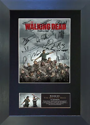 #724 THE WALKING DEAD No2 Signed Mounted Reproduction Autograph Photo Prints A4 • £10.99