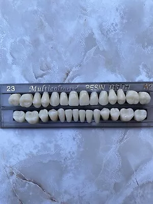 DIY Denture Kit Full Upper/ Full Lower  Loose False Dentures Teeth A2/23 • $16