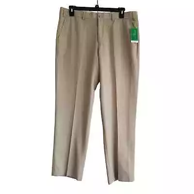 Britches USA Mens Microfiber Golf Pants Slim Fit Khaki 40 X 30 NWT • $14.97