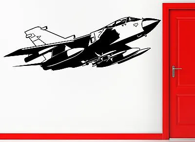  Wall Stickers Vinyl Decal Fighting Jet Airforce Airplane Military Decor (z2333) • $69.99