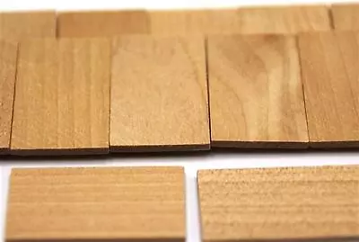 $19.99 • Buy Dollhouse Cedar Roof Shingles Unfinished Roofing Tiles Pack Of 100 Wooden 1:12
