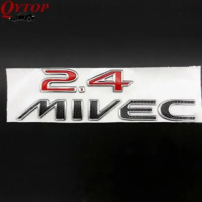 2.4 MIVEC Logo Car Trunk Lid Rear Fender Emblem Badge Decals Sticker Logo Decal • $11.89