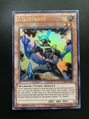 T.G. Striker Ultra Rare 1st Edition LC5D-EN206 Near Mint Condition Yugioh • $10