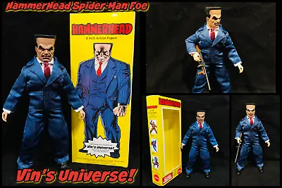 Custom 8  Mego Spider-Man Foe Joseph ??? HammerHead Complete Action Figure • $174.99